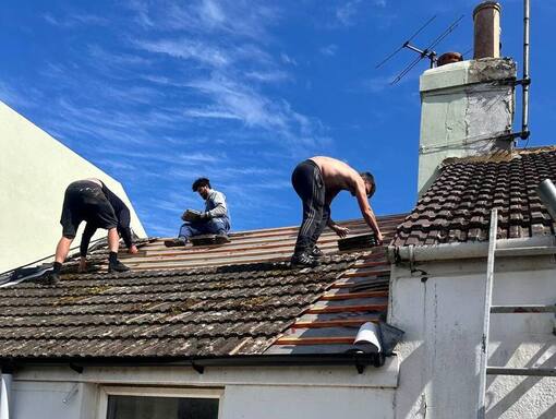 Taverham Roofing Services 15 This is a photo of a roof being repaired in Taverham. Installation carried out by Taverham Roofing Services
