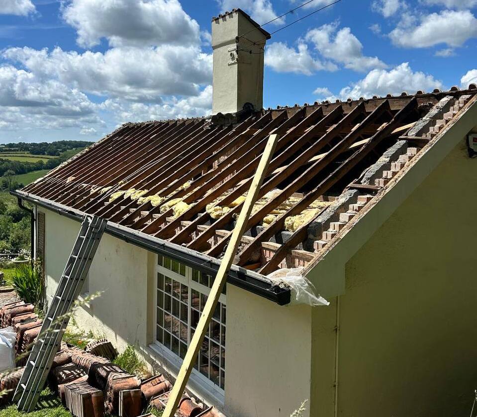 Taverham Roofing Services 8 This is a photo of a roof being repaired in Taverham. Installation carried out by Taverham Roofing Services